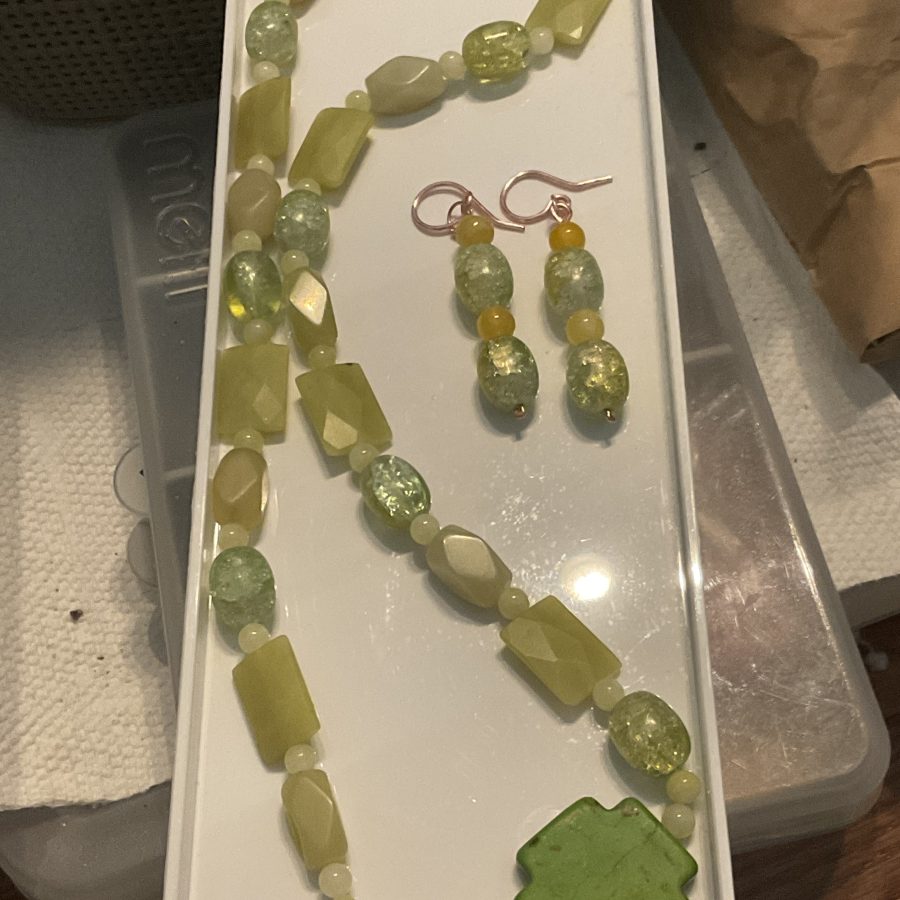Handmade Necklace and Earring Set
